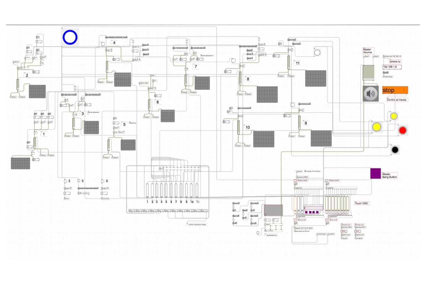 Algorithmic composition for The voice of stripes